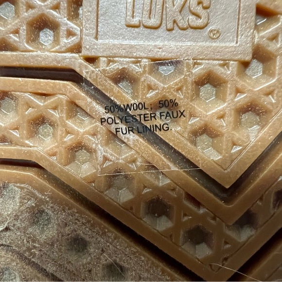 Muk Luks‎ Boots Womens 7 Stone Gray Suede Cuffed Water Repellent Montauk New - Picture 12 of 13